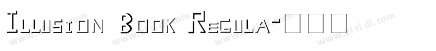 Illusion Book Regula字体转换